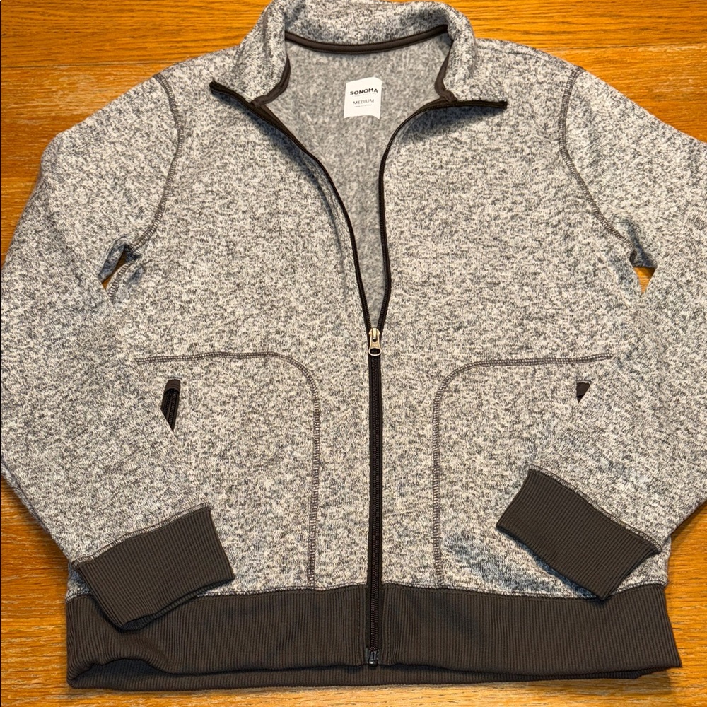 Sonoma Gray and Black Lightweight Jacket